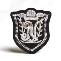 Lock Edge Garment Apparel Woven Badges Customized Logo Embroidery Clothing Patches